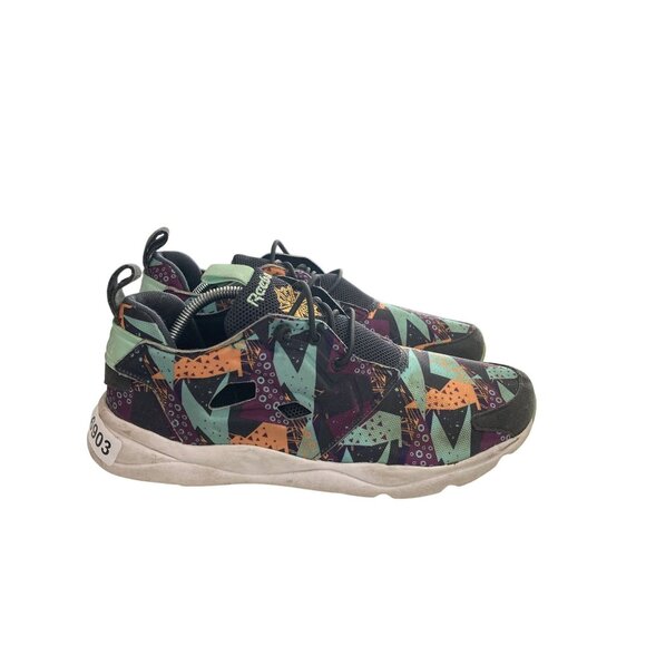 Reebok Furylite men Size 8 Geometric Pattern 3D Ultra lite running sneaker shoes - Picture 5 of 8